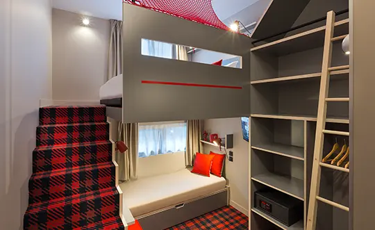 Chambre mezzanine RockyPop Chamonix