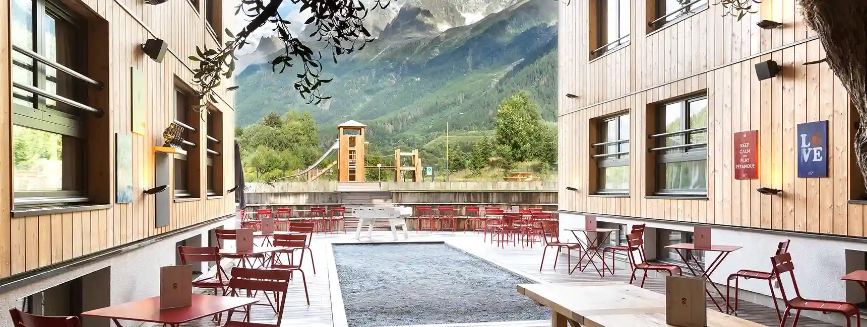 restaurant terrasse brasserie chamonix