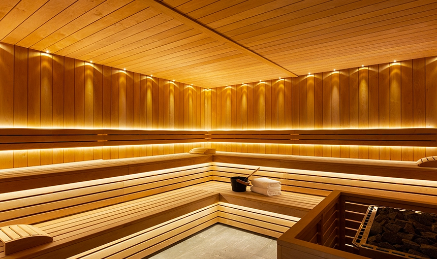 sauna flaine