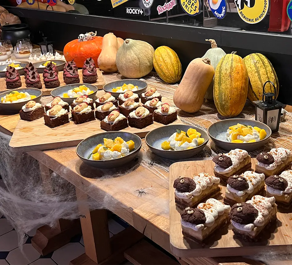 menu halloween chamonix