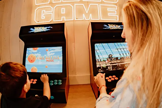 jeux d'arcade chamonix flaine