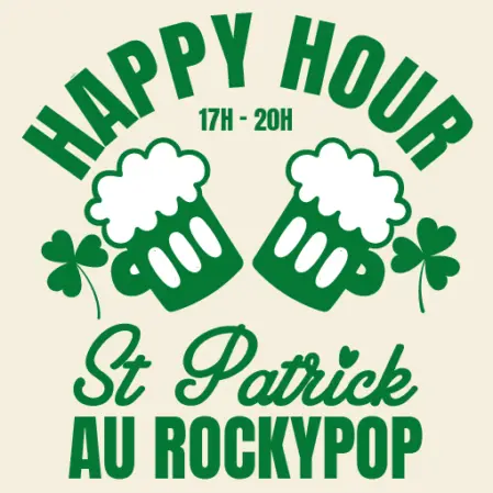 ST-PATRICK – HAPPY HOUR